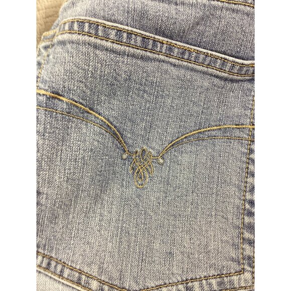 Indigo Palms by Tommy Bahama Capri Pants*Size 12R* Embroidered Back Pockets*EUC - Picture 4 of 12